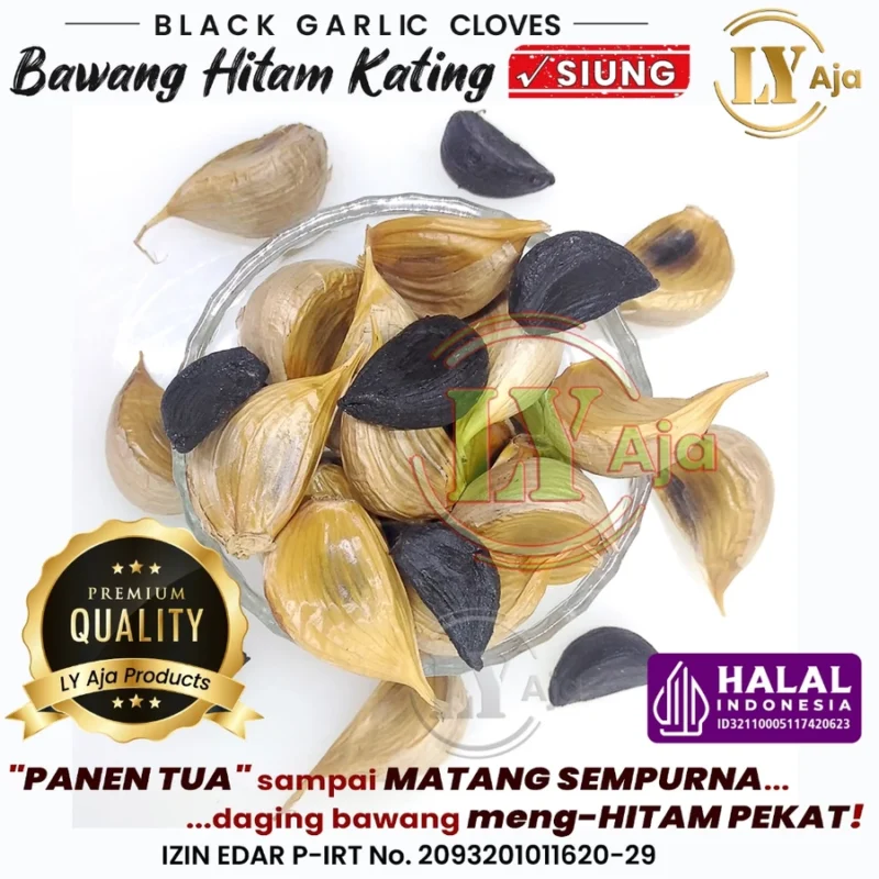 Bawang Hitam Kating Siung Premium LY Aja 500g – Black Garlic Fermentasi Alami - Gambar 6