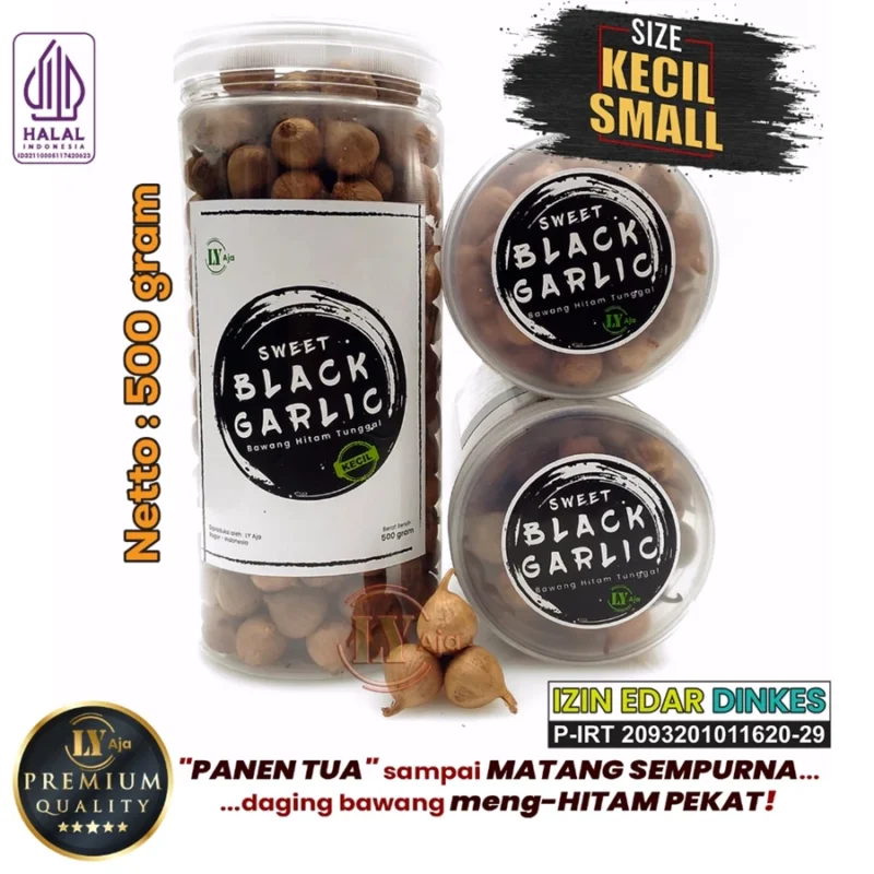 Bawang Hitam Tunggal – Super Premium, manis, lembut, kaya manfaat | LY Aja