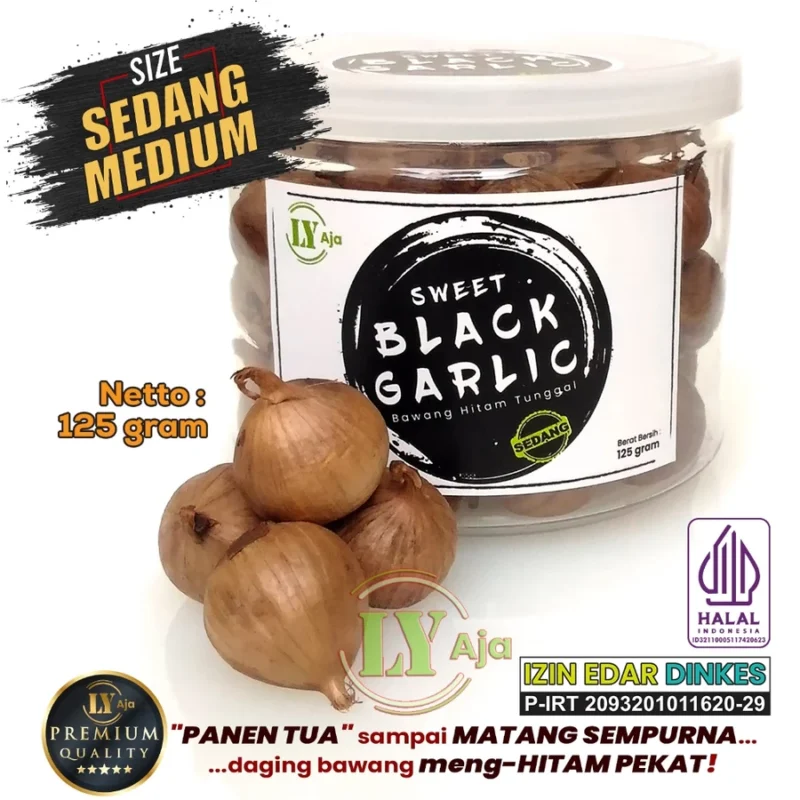 Bawang Hitam Tunggal – Super Premium, manis, lembut, kaya manfaat | LY Aja