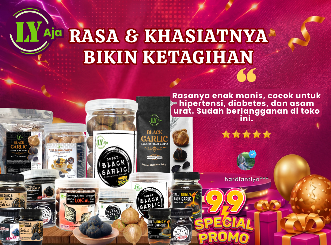 Testimoni pelanggan LY Aja: Rasa dan khasiatnya bikin ketagihan setelah konsumsi rutin bawang hitam